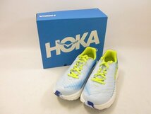 HOKA ONE ONE/ホカ オネ オネ M RINCON 3 WIDE リンコン3 ランニングシューズ厚底 メンズ サイズ : 27.5cm スニーカー 水色_画像1