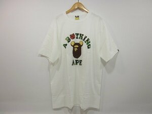 A BATHING APE×MEDICOM TOY / ア・ベイシング・エイプ×メディコムトイ サークルロゴプリントTシャツ ベアブリック サイズ : XL