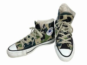 CONVERSE / コンバース オールスター ハイカット 日本製 約23.0cm カモフラ柄 迷彩柄 サイズ : 4 グリーン系