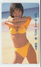 B=v209 釈由美子 水着 テレカ