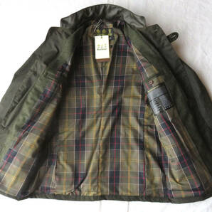 新品 Barbour Beacon Sports Jacket オリーブ S AW17 007 MWX0007 Skyfall ダニエル・クレイグ着 ワックスコットン 吉田十紀人 定価93500の画像2