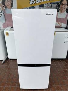 【s2257】Hisense ハイセンス　ノンフロン冷凍冷蔵庫　154L HR-D15E 2021年製☆美品☆らくらく家財便Cランク☆直接引取大歓迎大歓迎！！ 