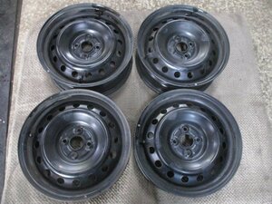 ラクティス 100系 純正鉄ホイール【4本セット】16x5.5J 4H/100【個人宅発送不可商品】