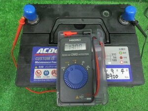 バッテリー ACDelco CIQ-85 電圧13.00V 交換使用開始日 令和4年9月4日 中古 D23L 【個人宅配送不可商品】