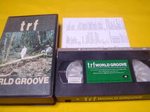 VHSビデオテープ ☆ t r f／ WORLD GROOVE (中古　返品不可ジャンク)_画像3