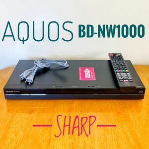 SHARP シャープ　AQUOS ブルーレイレコーダー HDD 1TB（1000GB）2チューナー 2番組同時録画 BD