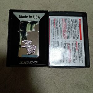 ZIPPO Slim SWAROVSKI 立体メタル　② 2004 未使用品