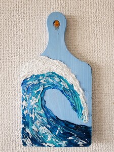  acrylic fiber . art interior picture tech s tea - art sea. . surfing 