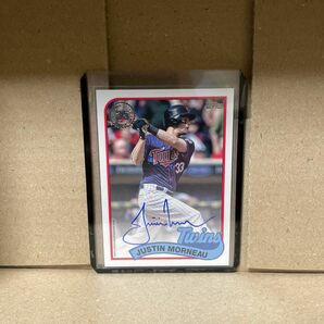 2024 topps MLB series1 justin MORNEAU auto サインカード