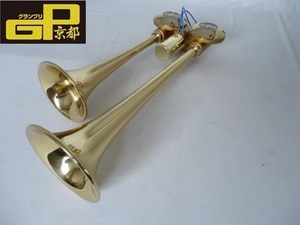 24V Battle semi long yan key size brass for truck goods dump air horn air horn 