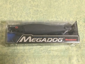 未使用　メガバス　MEGADOG　コスミック マット ブラック　220mm　130g