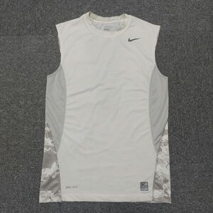 ◆ ナイキ DRI-FIT インナーシャツ タンクトップシャツ ノースリーブ コンプレッション Lサイズ 迷彩 NIKE PRO◆