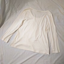 ローラアシュレイ ブラウス レディース シャツ 大きいサイズ 長袖 白 Tシャツ ホワイト_画像6