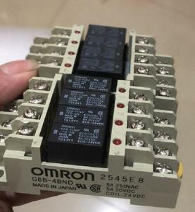 10個入りセット 新品 オムロン OMRON製ターミナル リレー G6B-4BND 24V
