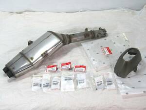 * new goods unused!CBR1000RR (SC57) previous term Honda genuine products re-imported car,HM MEL E1 silencer. silencer cover bolt etc. SET!