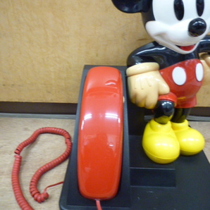 ビンテージ ミッキーマウス 電話機 動作確認済み ディズニー AT&Tの画像3