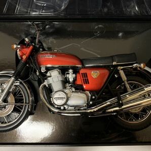 ①MINICHAMPS ミニチャンプス オートバイ 1/6 Honda CB 750 Red Metallic 1968の画像1