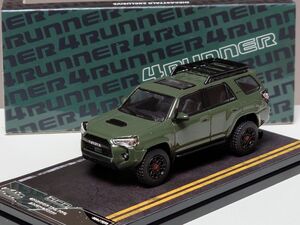 【1008台限定品】ゲインコーププロダクツ GCD 1/64 トヨタ 4RUNNER TRD PRO 4ランナー アーミーグリーン