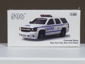 【新品未開封】596model 1/64 CHEVROLET TAHOE シボレー タホ ポリスカー【NYPD】