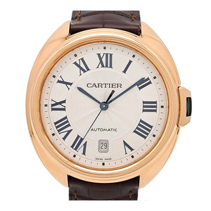  Cartier kredu Cartier WGCL0004 self-winding watch pink gold men's CARTIER used [ clock ]