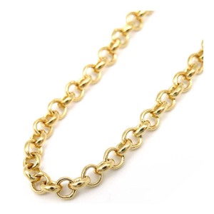 Chrome Hearts Roll Chain 20inch Ожерелье 22K 14K (585) Унисекс Хромированные сердца Используются [одежда / аксессуары]