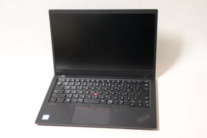 M472. Lenovo / ThinkPad X1 Carbon / 20QECTO1WW / Core i7-8世代 / メモリ不明 / SSDなし / 通電確認・ジャンク