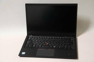 M503. Lenovo / ThinkPad X1 Carbon / 20KGCTO1WW / Core i7-8550U / 16GBメモリ / SSDなし / 通電確認・ジャンク