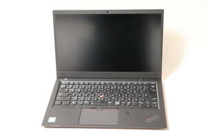 M505. Lenovo / ThinkPad X1 Carbon / 20KGCTO1WW / Core i7-8550U / 16GBメモリ / SSDなし / 通電確認・ジャンク