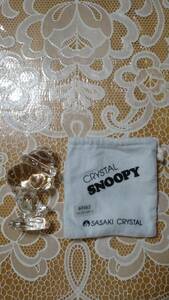  прекрасный товар Sasaki crystal crystal Snoopy 69562 зимние виды спорта Sasaki стекло SASAKI CRYSTAL орнамент 