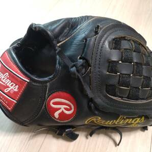 Rawlings グローブ 内野 硬式 デレクジーター Made in USA サークルR ローリングス PRO-15Bの画像9