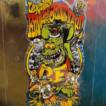 ラットフィンク ロッキンジェリービーン キングオブジャンクヤード ビニール ステッカー RAT FINK Rockin'Jelly Bean KING OF JUNKYARD _画像1