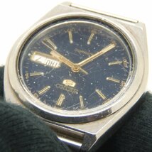 ◯ SEIKO セイコー 腕時計 QZ 7S26-8760 804035 黒文字盤 自動巻き 中古品_画像5