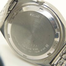 ◯ SEIKO セイコー 腕時計 QZ 7S26-8760 804035 黒文字盤 自動巻き 中古品_画像6