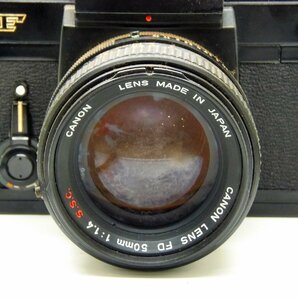 ○ Canon EF フィルムカメラ CANON LENS FD 50mm 1:1.4 S.S.C. ジャンク品 動作未確認の画像2
