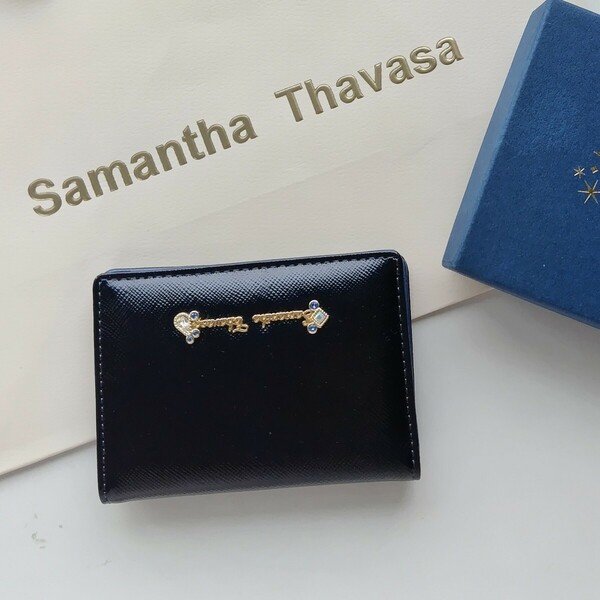 【新品】Samantha Thavasa　カードケース　ネイビー　名刺入れ