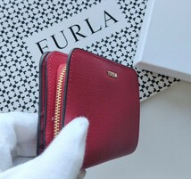 【新品】 FURLA BABYLON 二つ折り財布　レッド_画像7