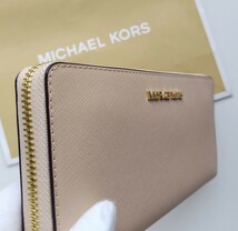 【新品】MICHAEL KORS　マイケルコース　ベージュ　長財布_画像6