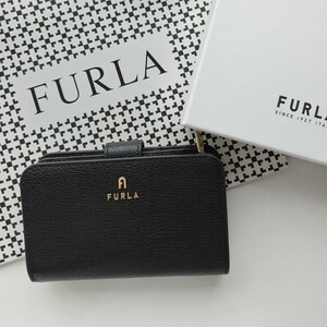 【新品】 FURLA BABYLON 二つ折り財布　ブラック　新作