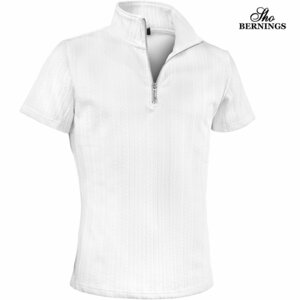 342742-01 ポロシャツ ハーフジップ ヘリンボーン 半袖 無地 ジャガード ストレッチ Tシャツ メンズ(ホワイト白) シンプル 織柄 M