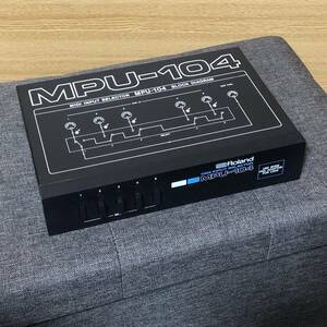 【送料込】 Roland MPU-104 MIDI INPUT SELECTOR インプットセレクター