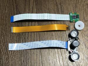 Raspberry Pi for camera module / official V2.1 / infra-red rays camera OV5647 set / almost unused 