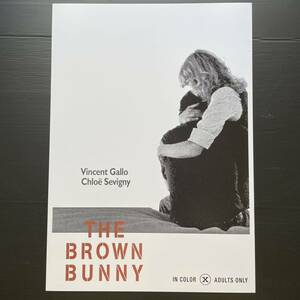 US版ポスター『ブラウン・バニー』（The Brown Bunny）2003年 #1★ヴィンセント・ギャロ/バッファロー’66/Buffalo'66