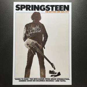 ポスター★ブルース・スプリングスティーン 1975 NY ボトムライン★Bruce Springsteen/明日なき暴走/Born to Run