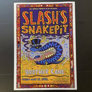 ポスター★スラッシュ・スネイクピット☆Slash's Snakepit★1995 サンフランシスコ★ガンズ・アンド・ローゼズ/Guns N' Roses/GN'R