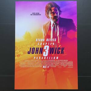 海外版ポスター『ジョン・ウィック:パラベラム』（John Wick: Chapter 3 - Parabellum）★キアヌ・リーブス