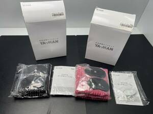 ★YA-MAN ヤーマン★ピーチキュットプロ 2点まとめ売り ピンク/ブラック 巻くだけEMS【中古/現状品/保管品】