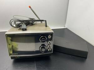 *SONY KV-6020*so NEAT linito long color tv receiver Showa Retro [ used / present condition goods / operation not yet verification Junk ]