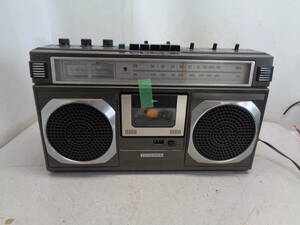 C314 昭和レトロ 東芝 TOSHIBA RT-8050S ラジカセ 2バンド AM FM ラジオ