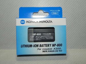 KONICA MINOLTA リチウムイオン電池 NP-800(ジャンク品)