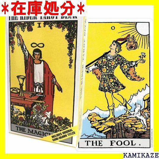 ☆送料無料 タロットカード 78枚 ライダー版 タロット占い ラ Waite Tarot Deck タロット基本解説書付き 28